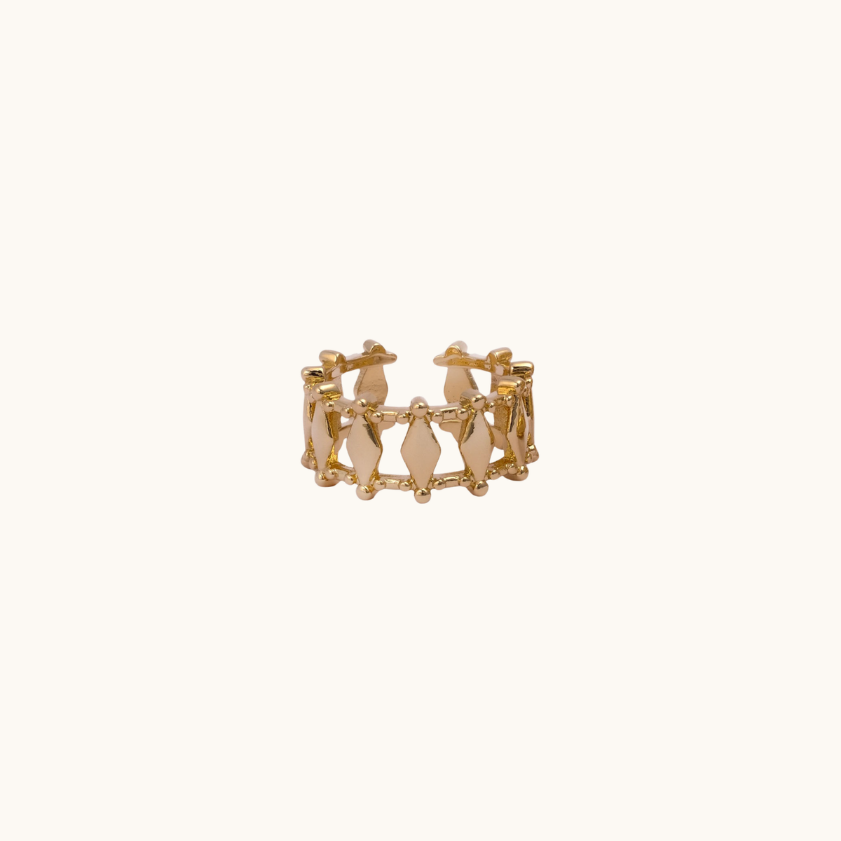 Zuri - Geometric Bar Ring